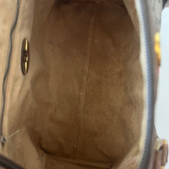 VINTAGE GUCCI PLUS BOSTON GG PLUS SATCHEL BAG - Picture 12 of 14